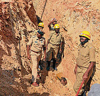 Labourer buried alive  as soil caves in