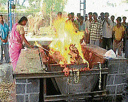 Cremating body is her livelihood!