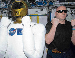 Robonaut unveiled on Space Station