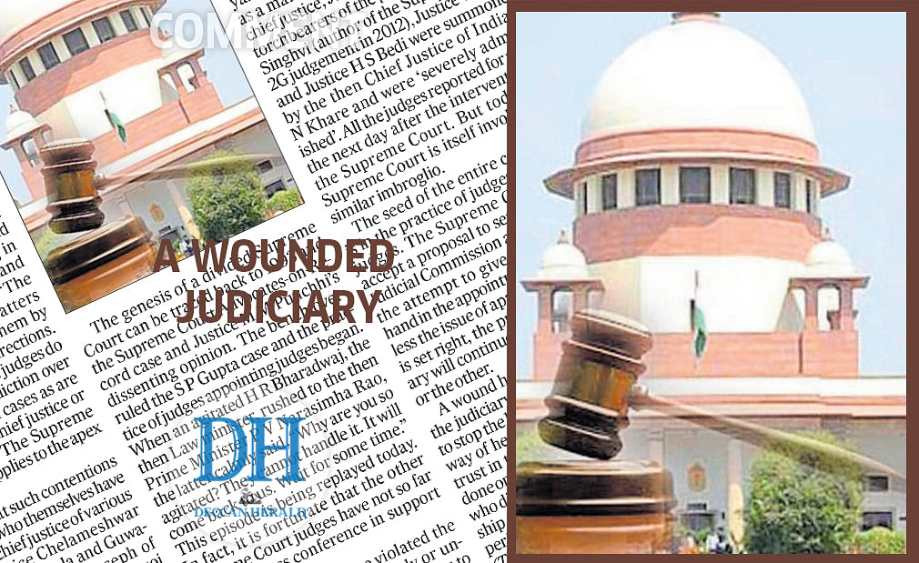 A wounded judiciary