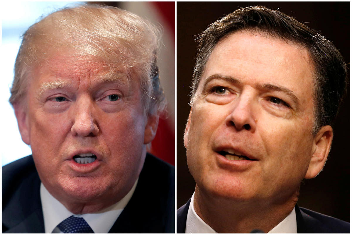 Trump bashes Comey ahead of book release