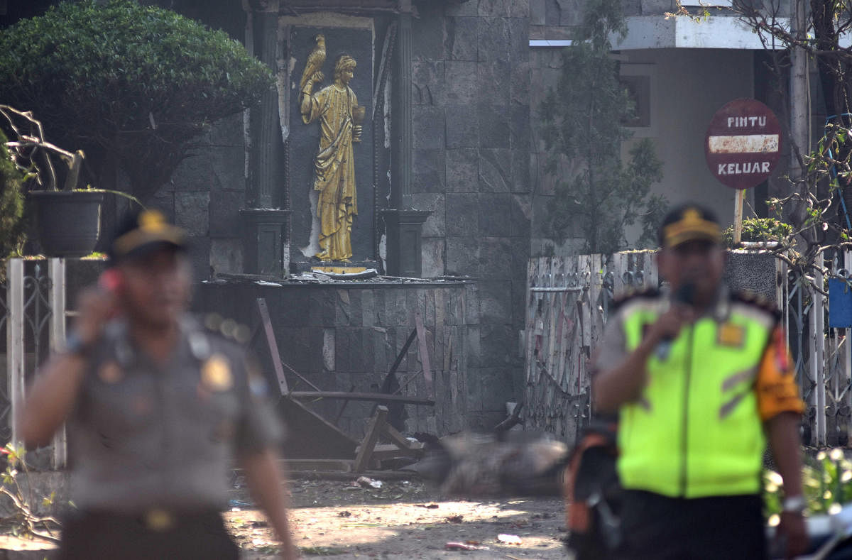 One family behind Indonesia church suicide bombings