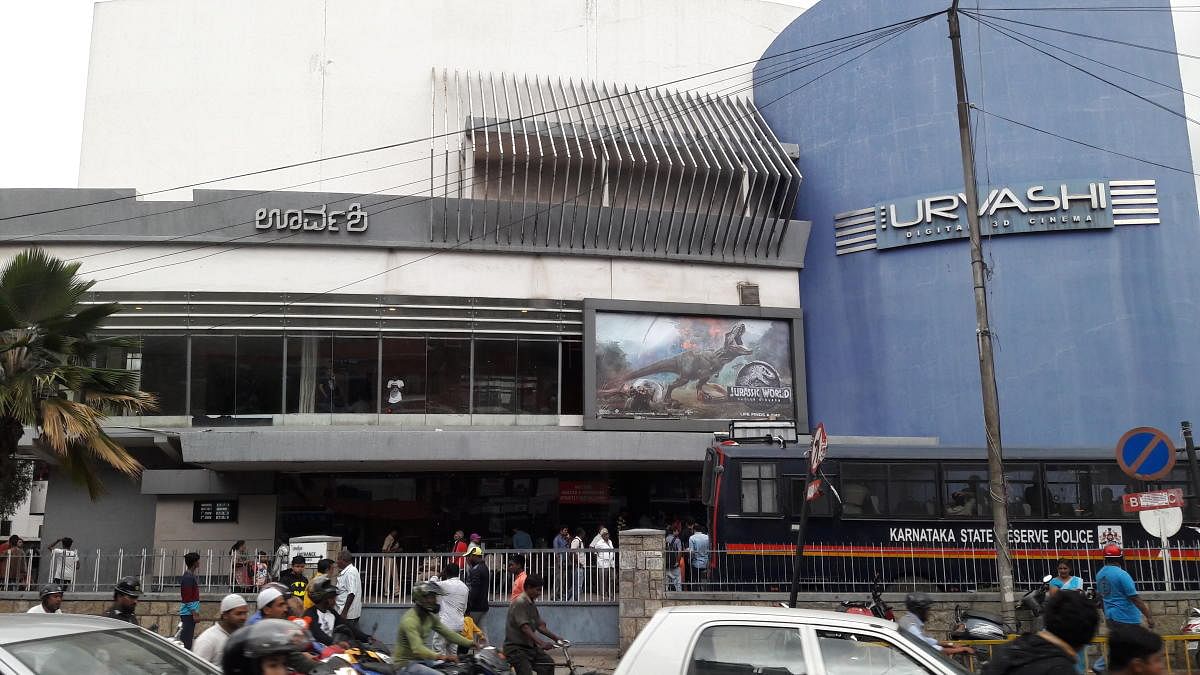 Jurassic World becomes Kaala in Bengaluru's Urvashi theatre