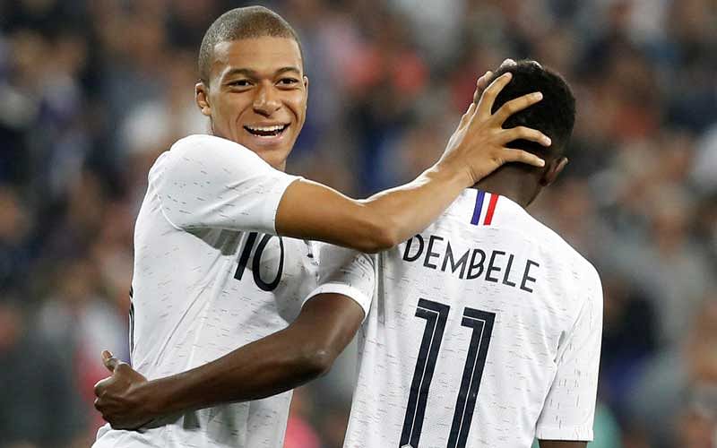 France set to unleash fearsome young trio