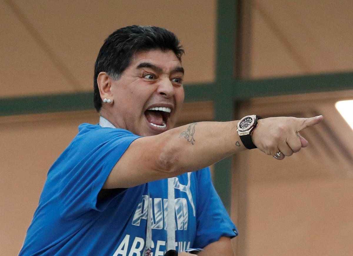 FIFA condemns Maradona comments about referee