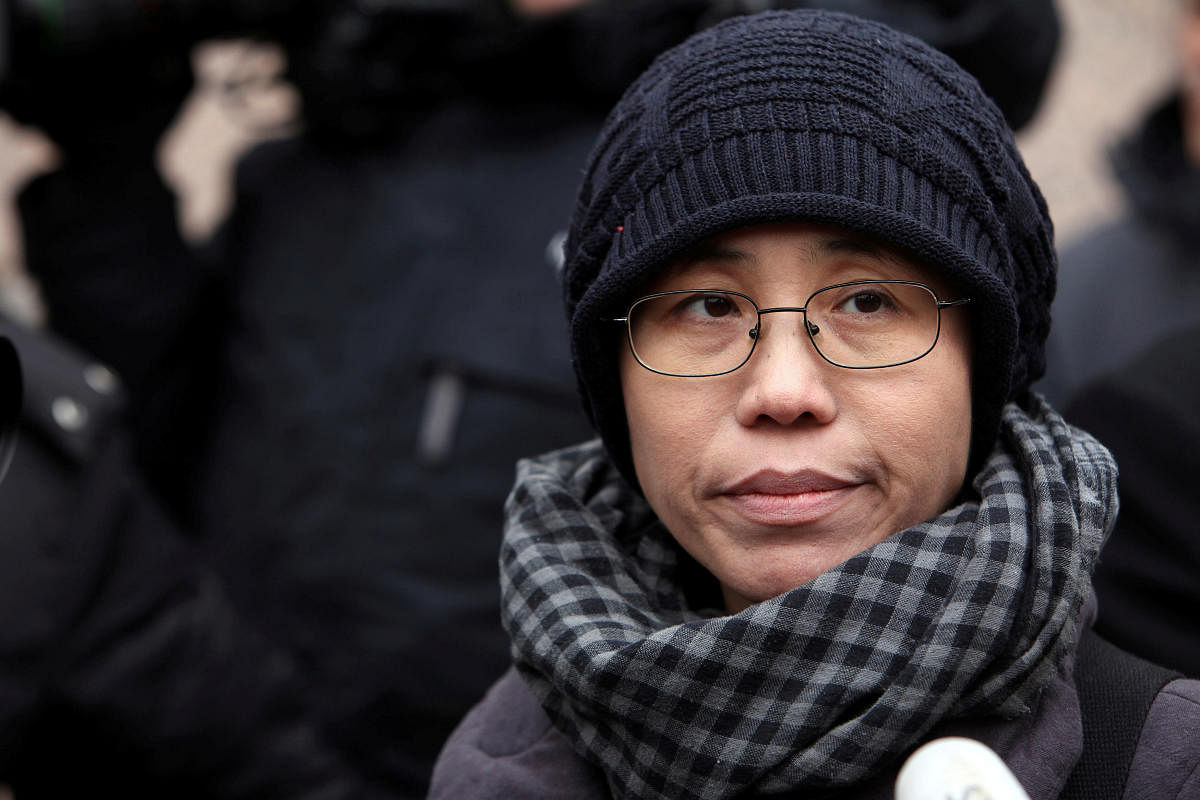 Widow of Nobel dissident Liu Xiaobo 'leaves China'