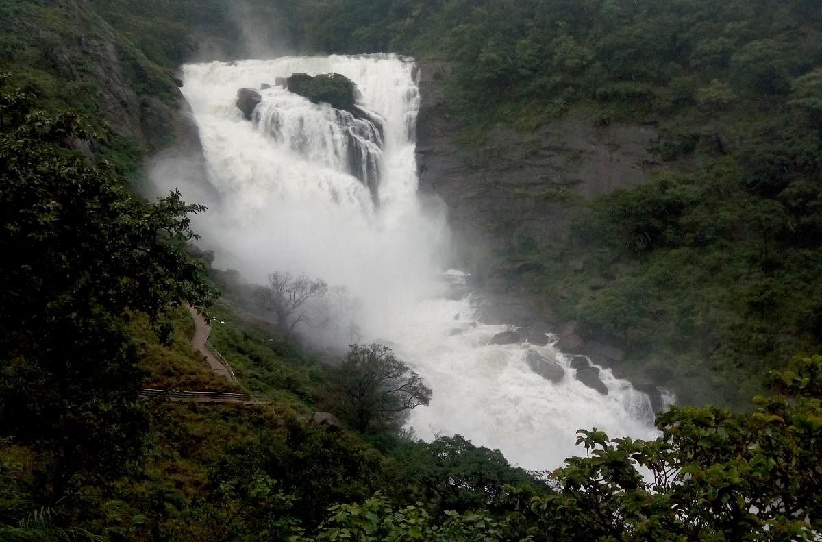 Measures to protect tourists at Mallalli waterfalls