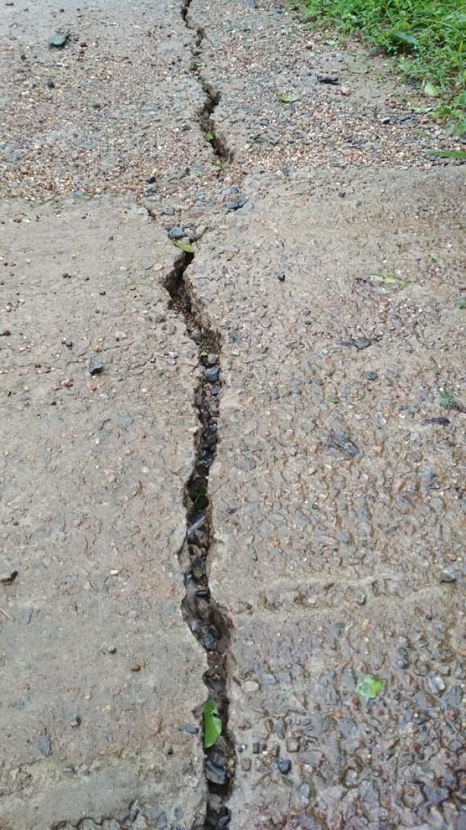 Cracks leave villagers worried