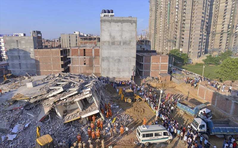Laxity by officials: Pankaj Singh on Noida collapse
