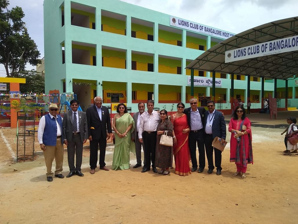 RO plant, new school building provided by Lions Club