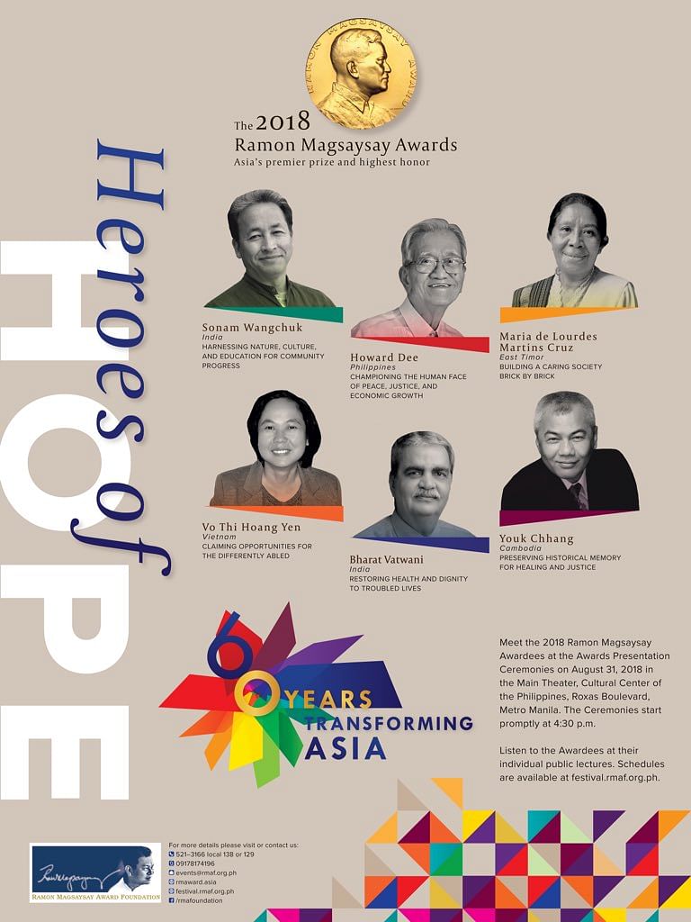Two Indians among Ramon Magsaysay Award winners