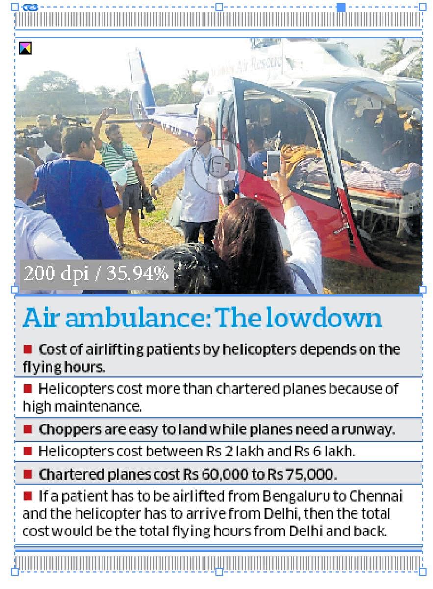 High costs keep air-ambulances out of reach
