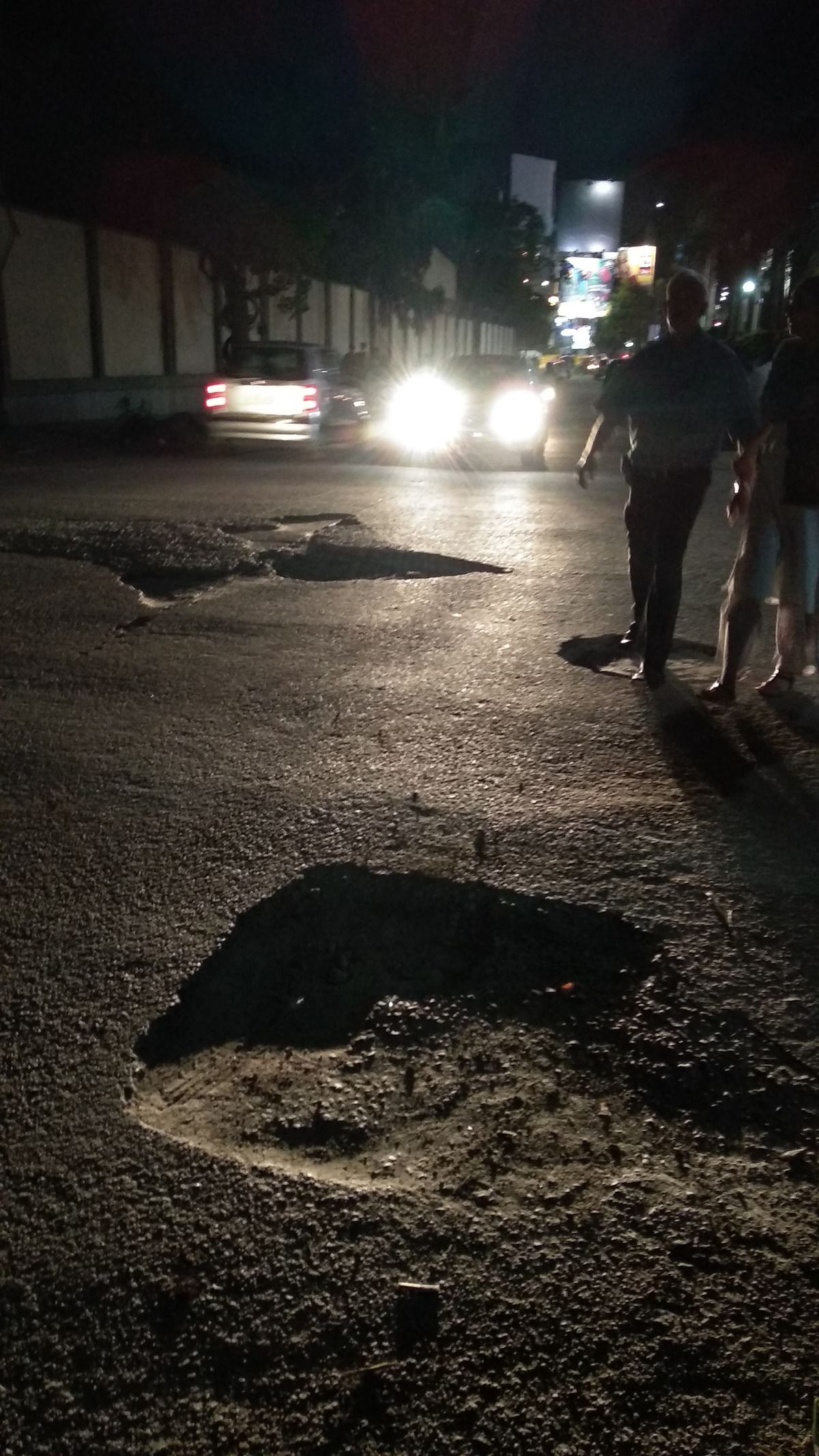 Pothole helpline not working, sorry folks