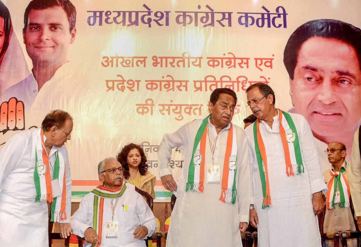 BJP leads, Cong struggles in MP campaign