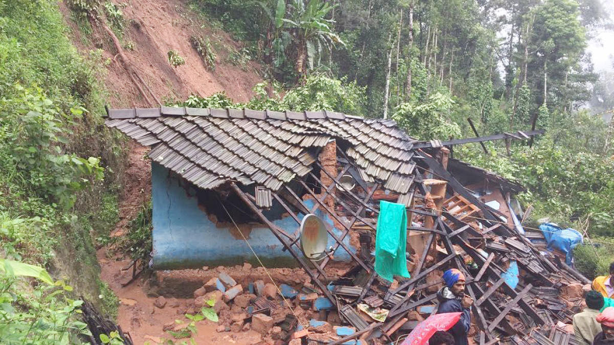 Rain inundates houses in low-lying areas