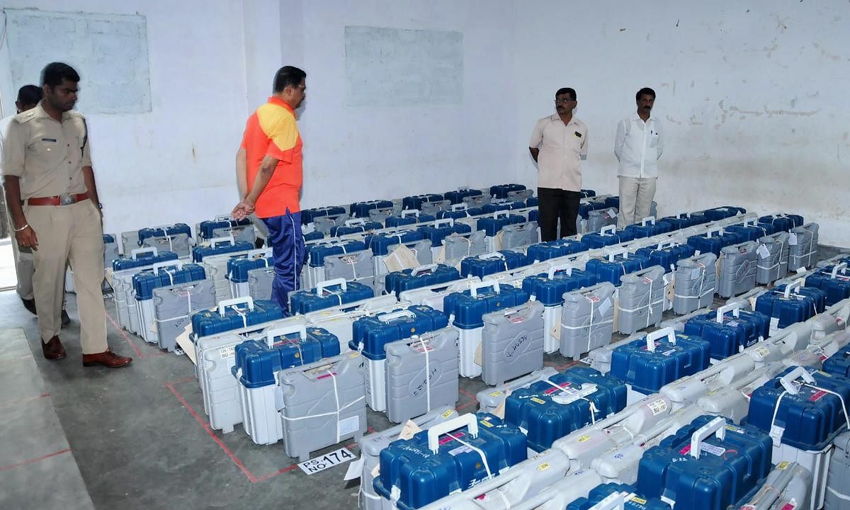 Officials take EVMs home