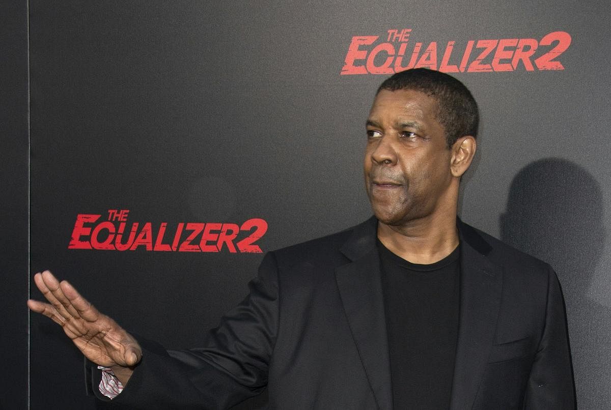 Denzel's film tops box office for second time