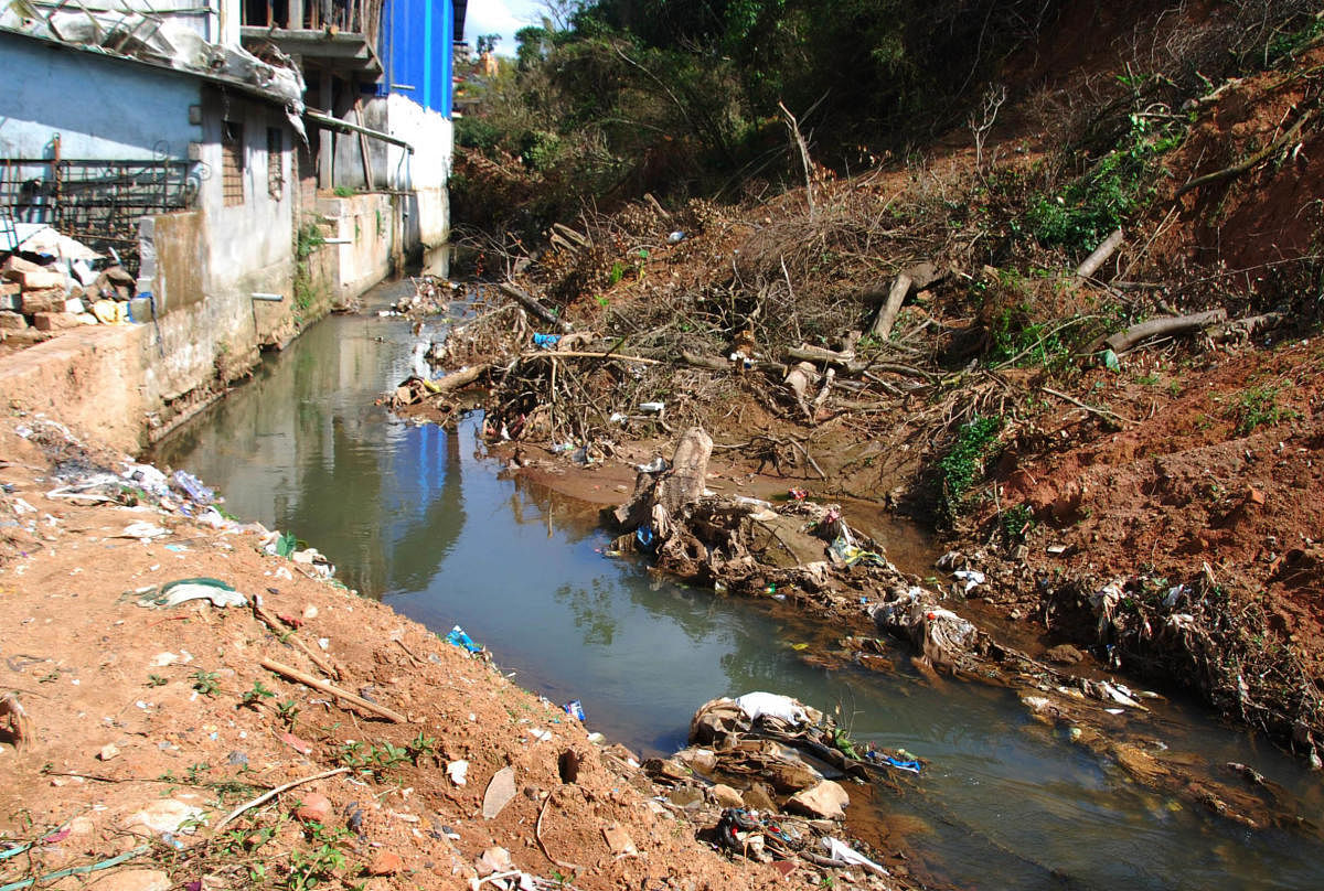 Stormwater drains in Madikeri need facelift