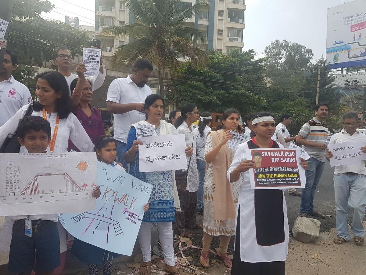 Bellandur residents demand skywalk on Outer Ring Road