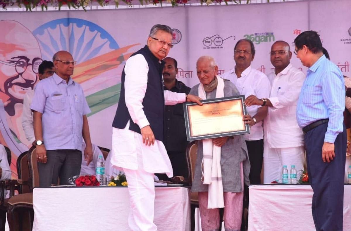 Prabhudutt Kheda gets maiden Mahatma Gandhi award