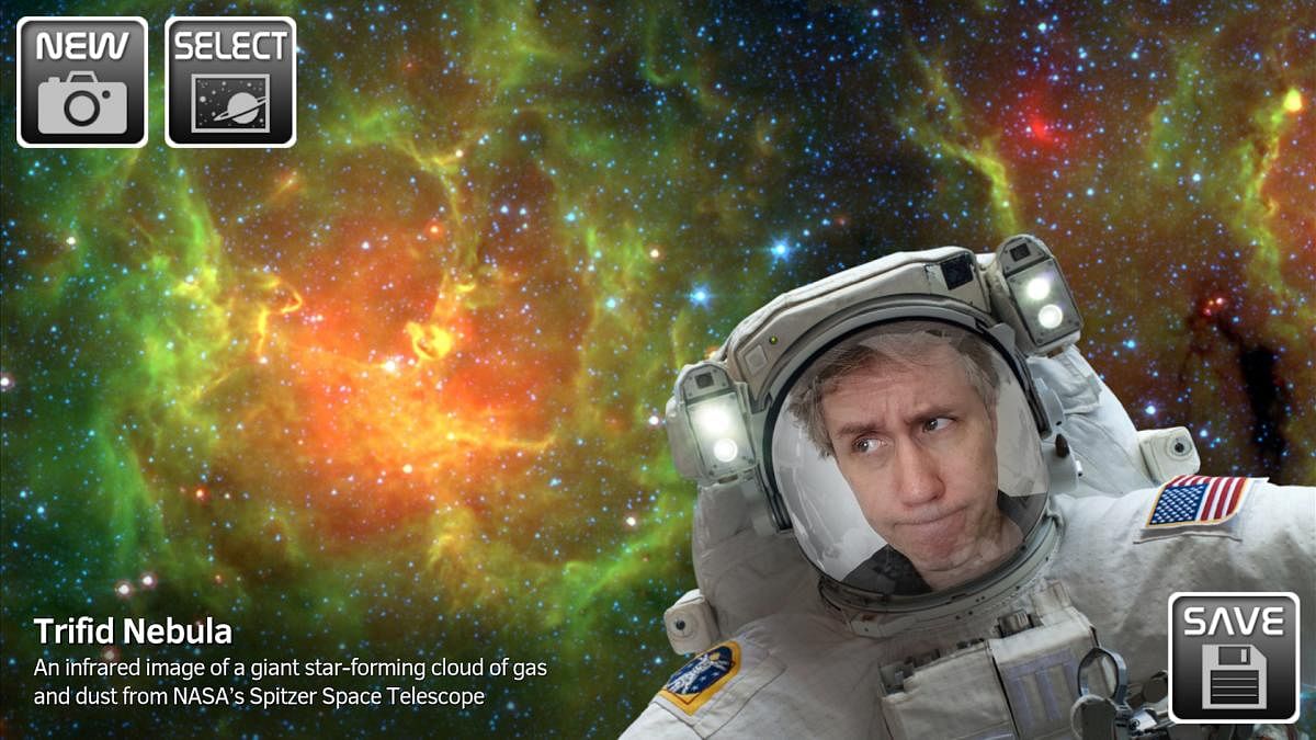 Nasa mobile app lets you click selfies with galaxies