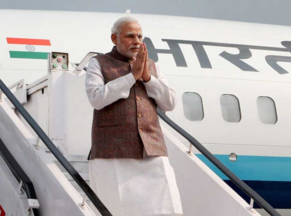Modi leaves for informal summit with Xi
