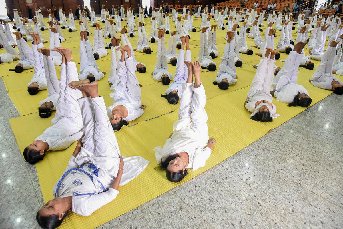 Workshop to cure mental illness through Yoga opposed