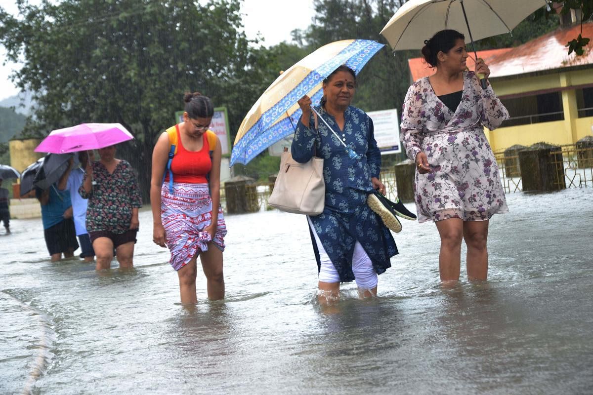 Rain showers misery on Bhagamandala