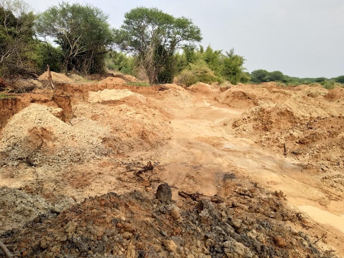 Massive sand mining spotted in Sarjapur Lake