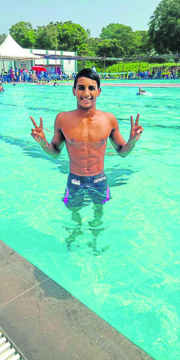 Puttur boy wins 5 medals in SGFI swimming competition