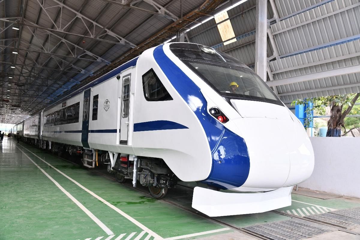 Testing for India's first 'engine-less' train today