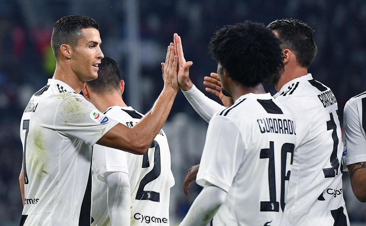 Allegri hails Ronaldo as Juve win again