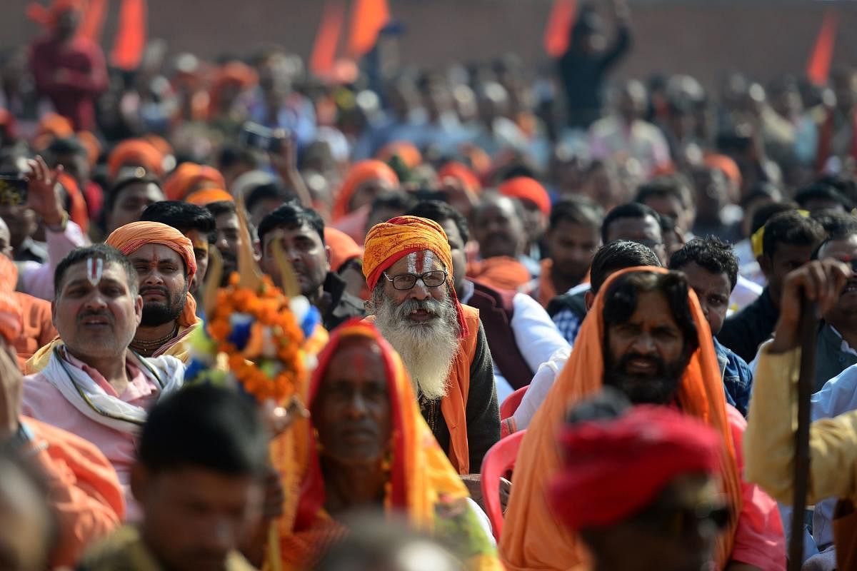 Ayodhya: Seers united on Ram temple but divided by pol