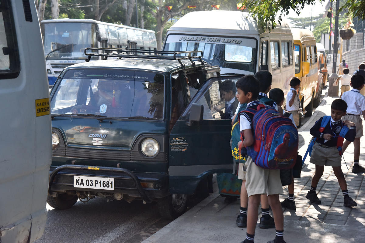 For children en route to school, safety comes last