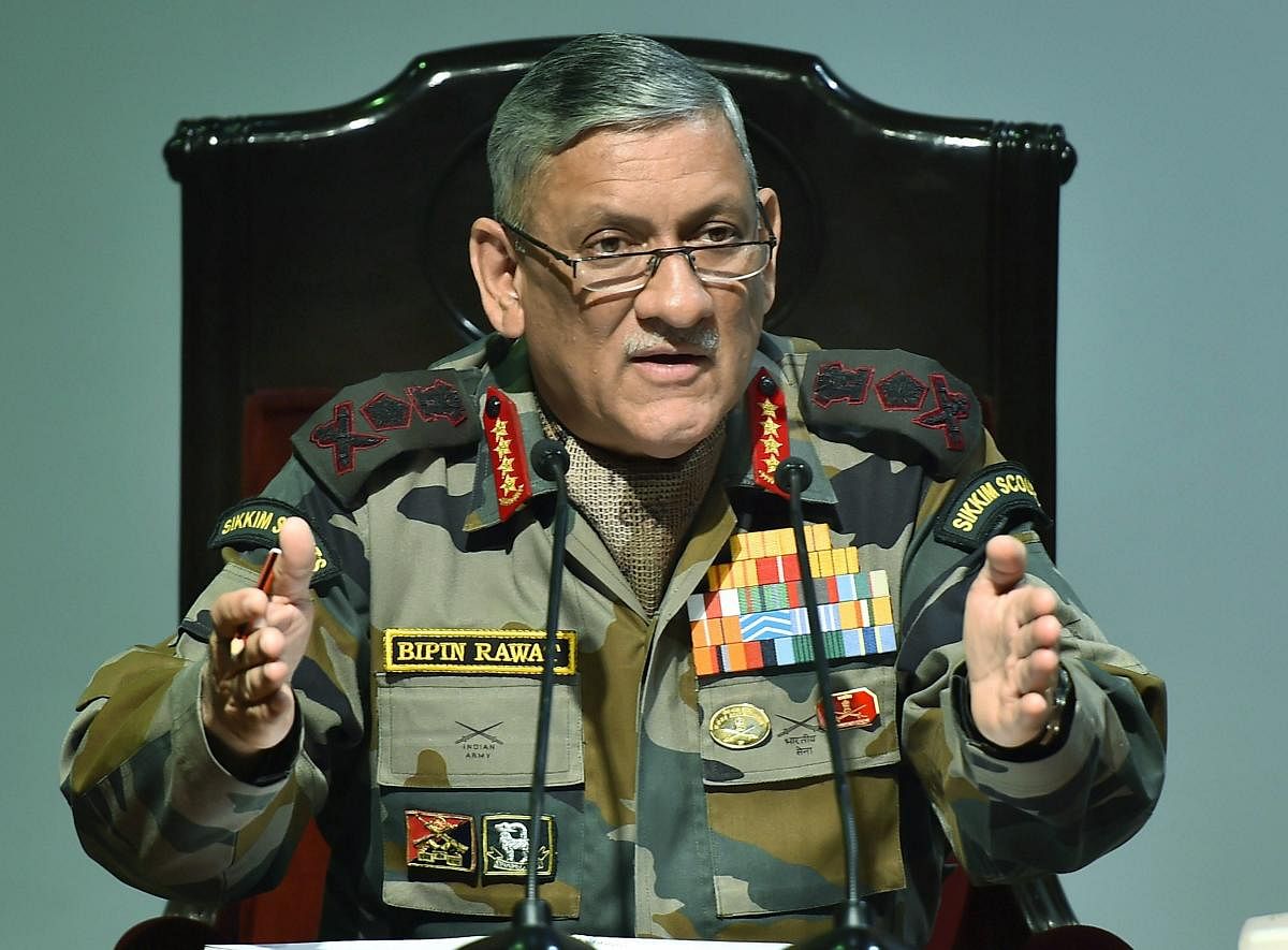 Army will fully cooperate with UP police: Gen Rawat