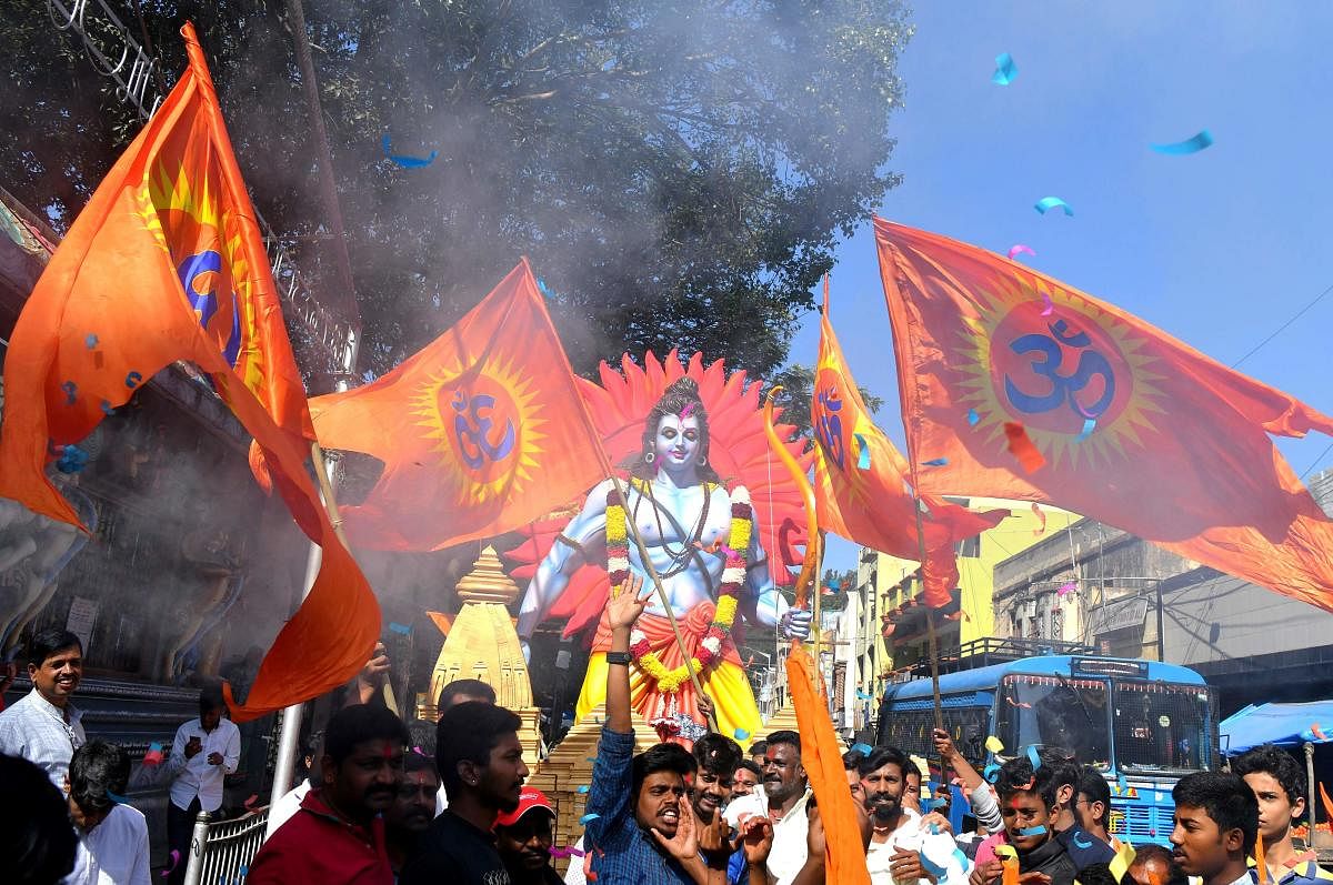 Mandir drums beating again