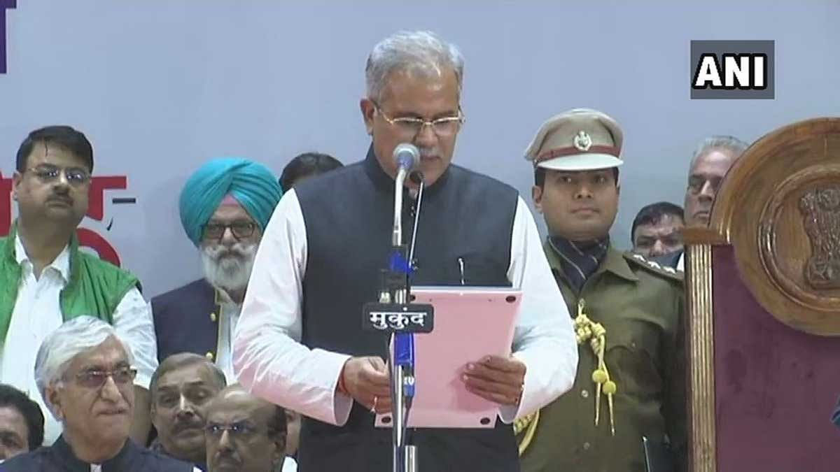Bhupesh Baghel sworn in as Chhattisgarh CM