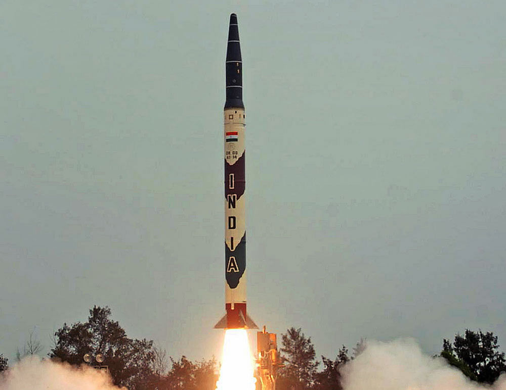 Nuclear-capable Agni-IV missile successfully test-fired