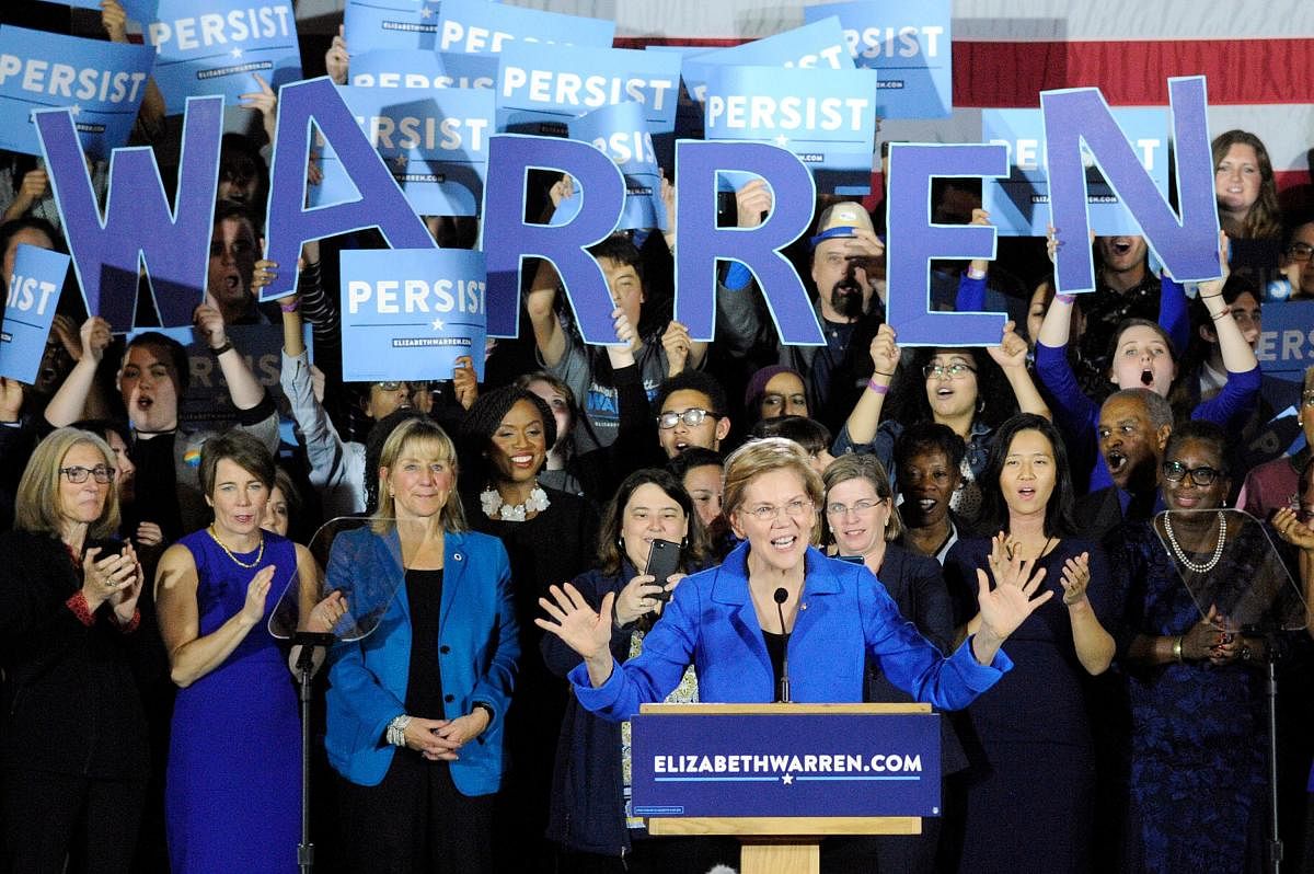 Elizabeth Warren takes step towards US presidential bid