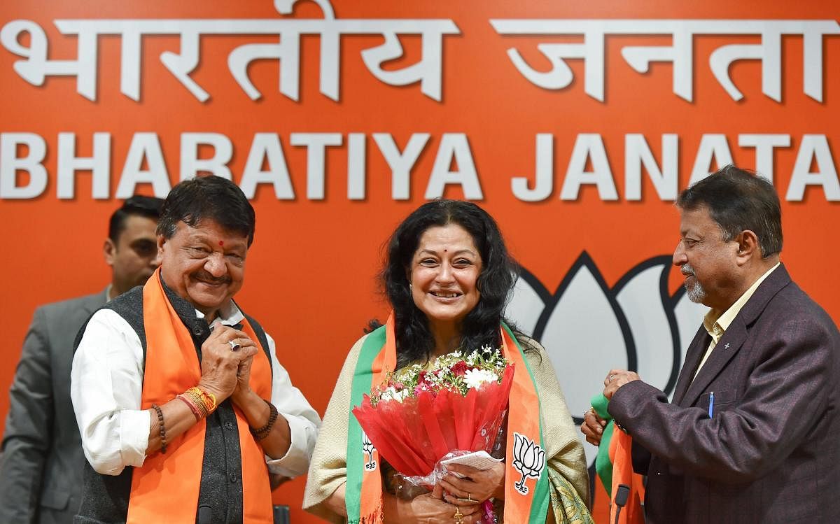 Veteran actor Moushumi Chatterjee joins BJP