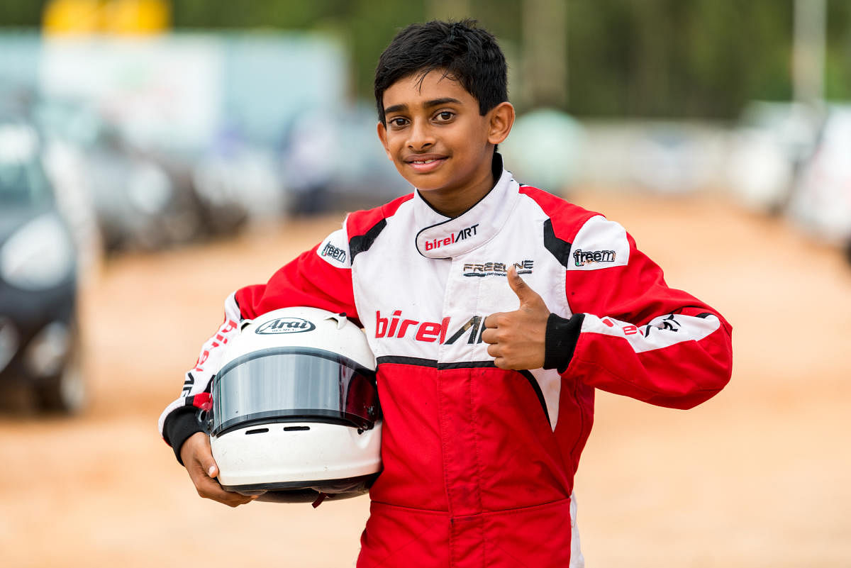 Young Ruhaan soaring high in the karting lane