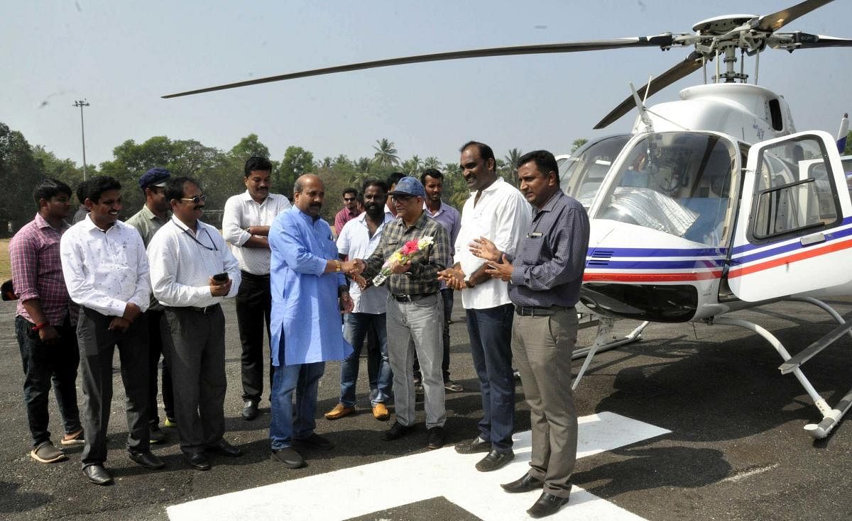 Heli Tourism launched in Udupi