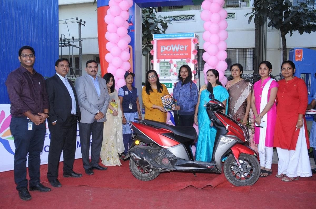HP inaugurates exclusive fuel dispensing unit for women