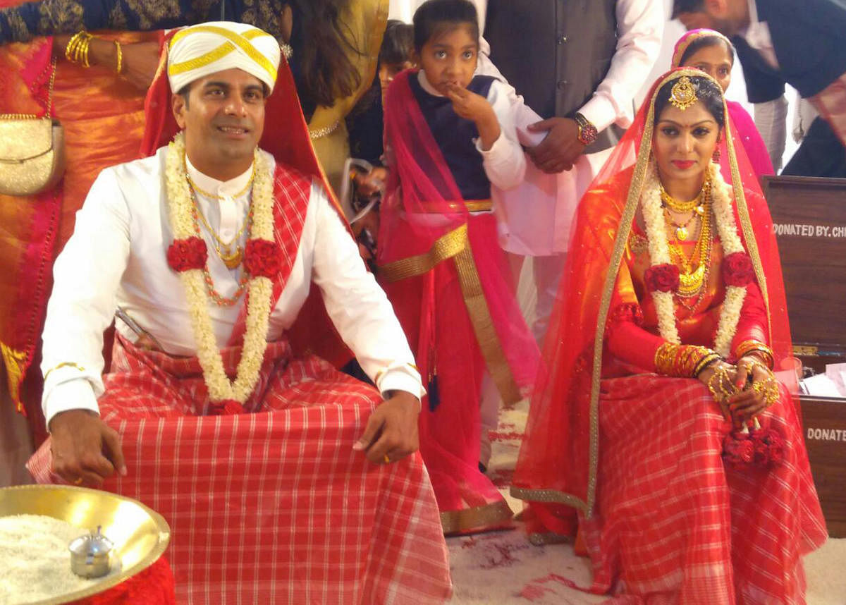Cricketer Aiyappa marries Anu