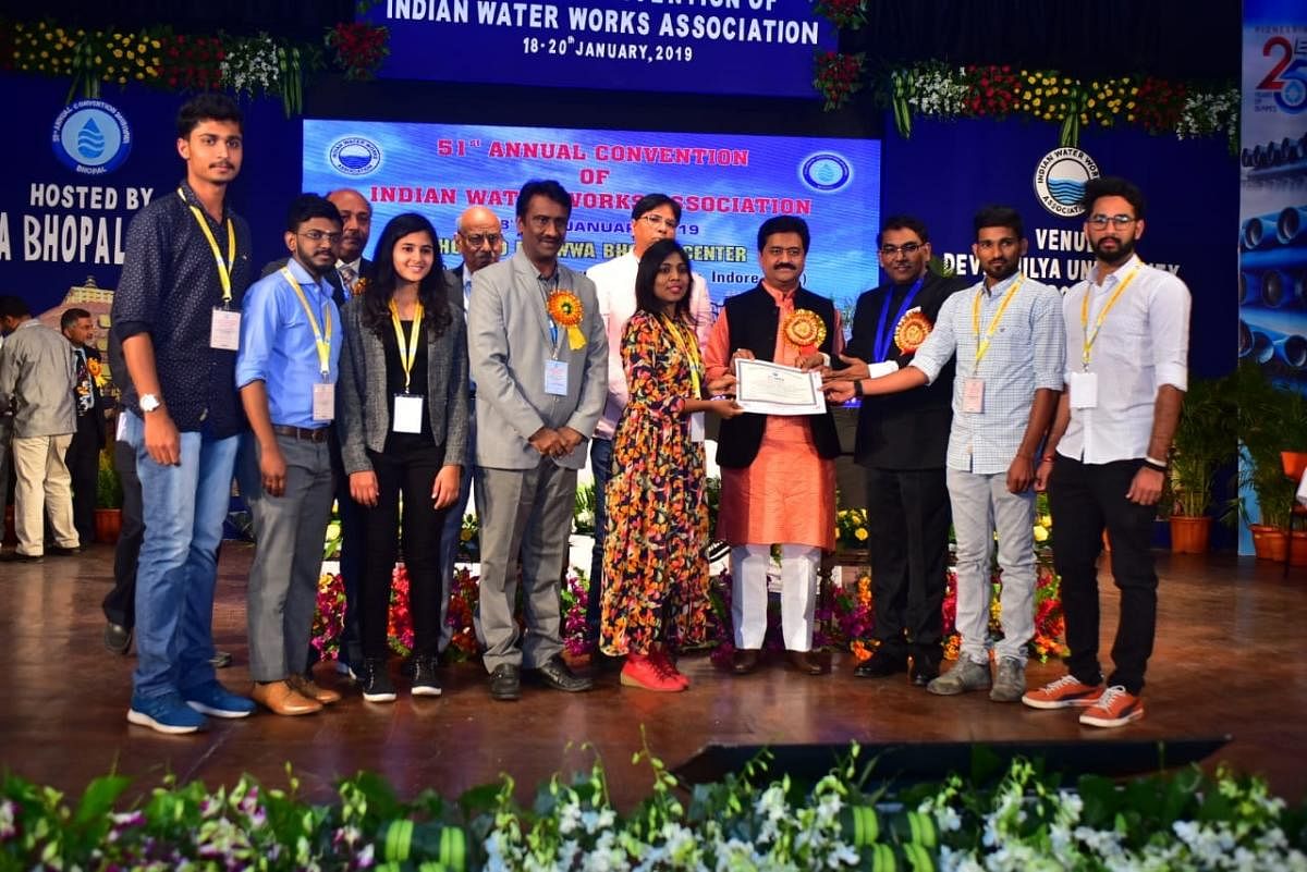 1st place for B'luru college at National Water Congress