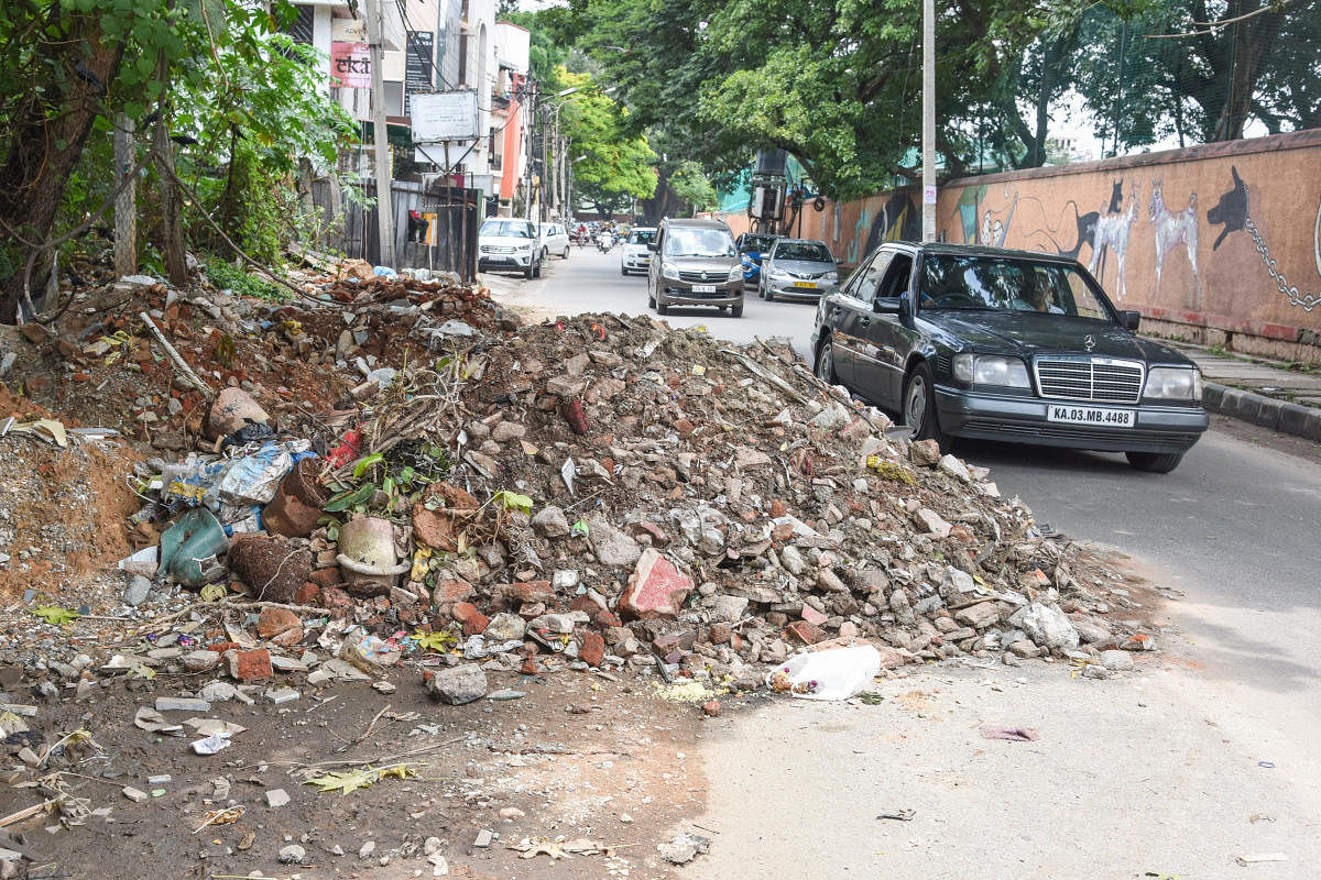 Construction and demolitiondebris piling up in B'luru