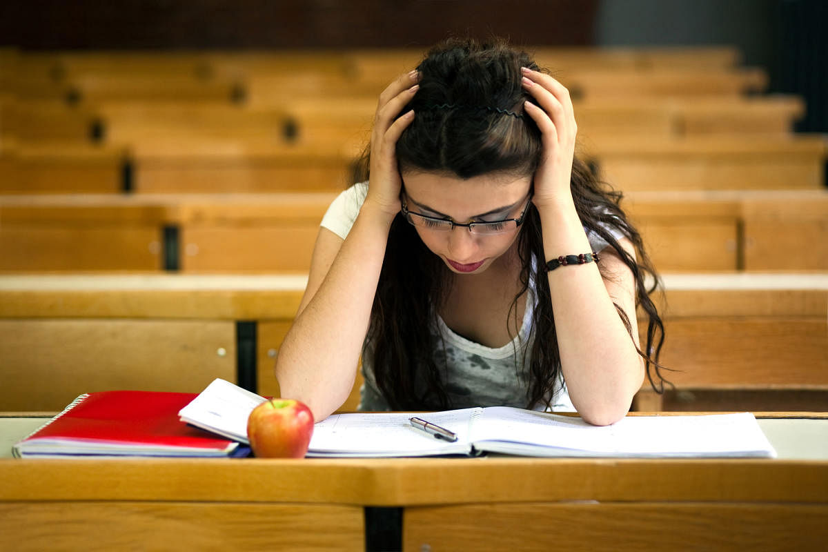 Stress levels rise as exams near