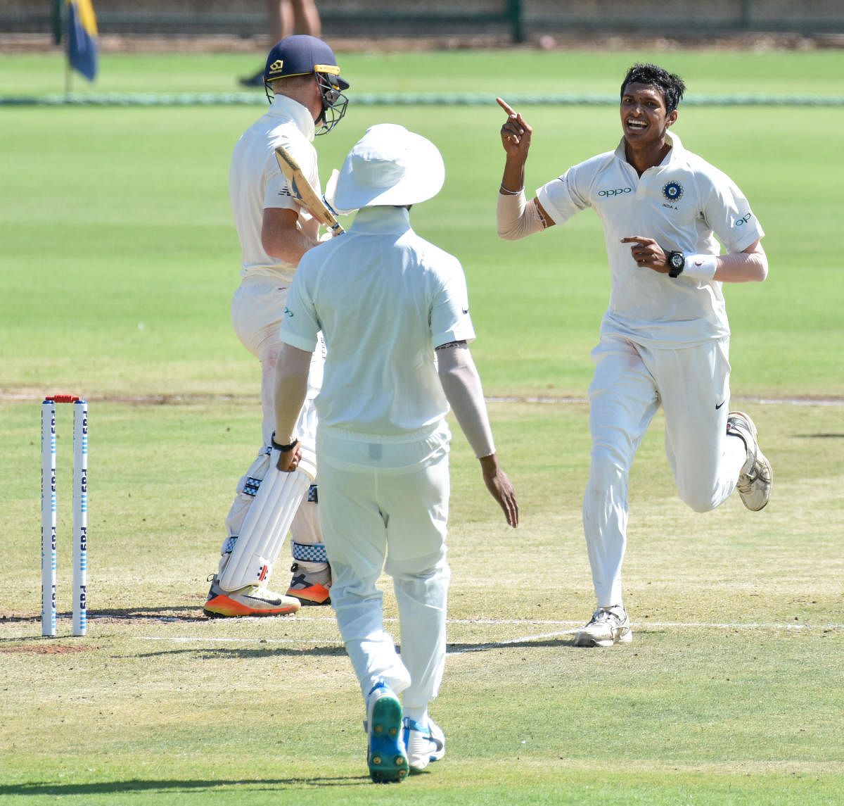 India 'A' bowlers tame England Lions
