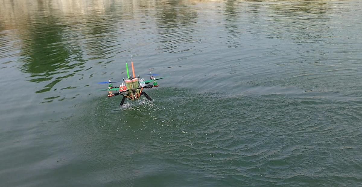 Amphibious drone turns winner