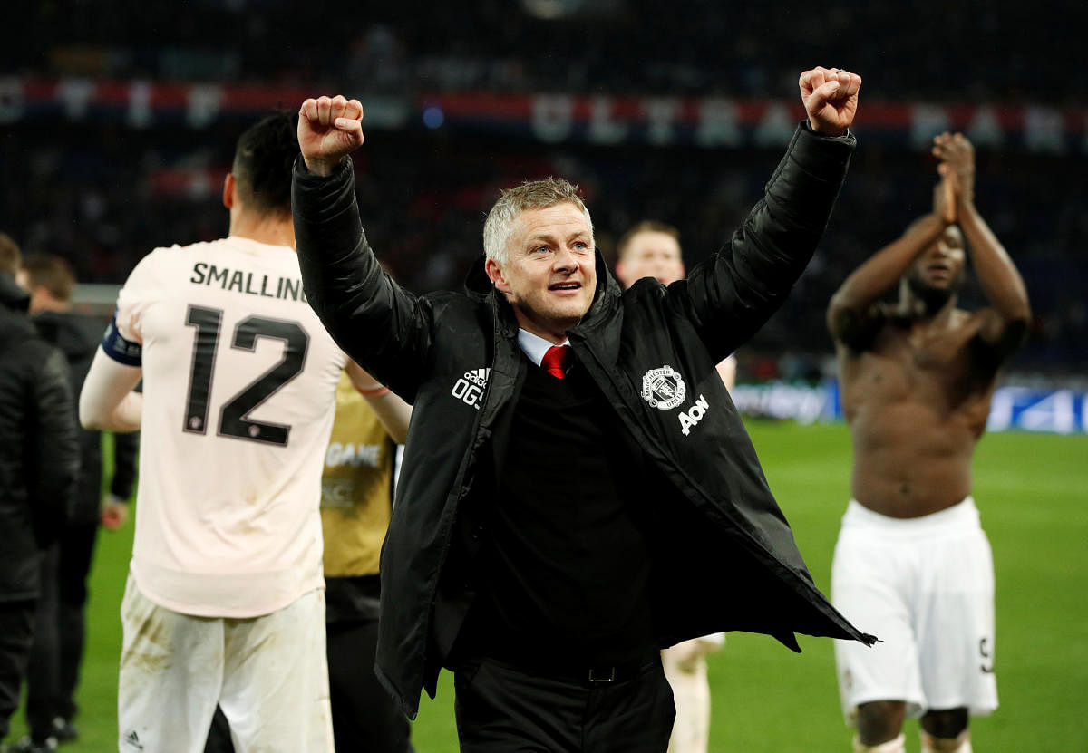 Solskjaer hails his history makers